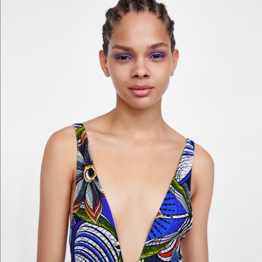 PRINTED SWIMSUIT - Picture 3 of 7